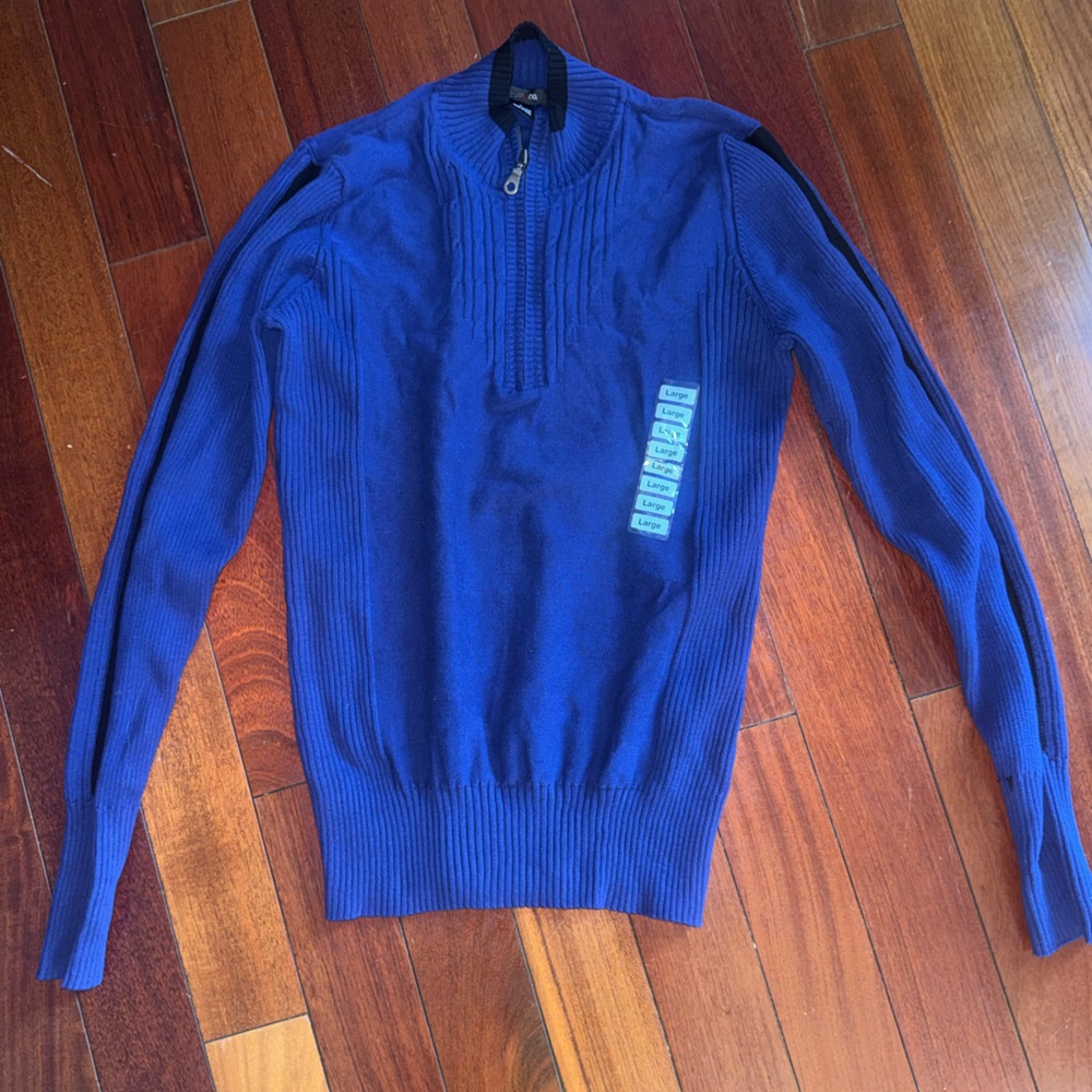 Blue quarter zip For women